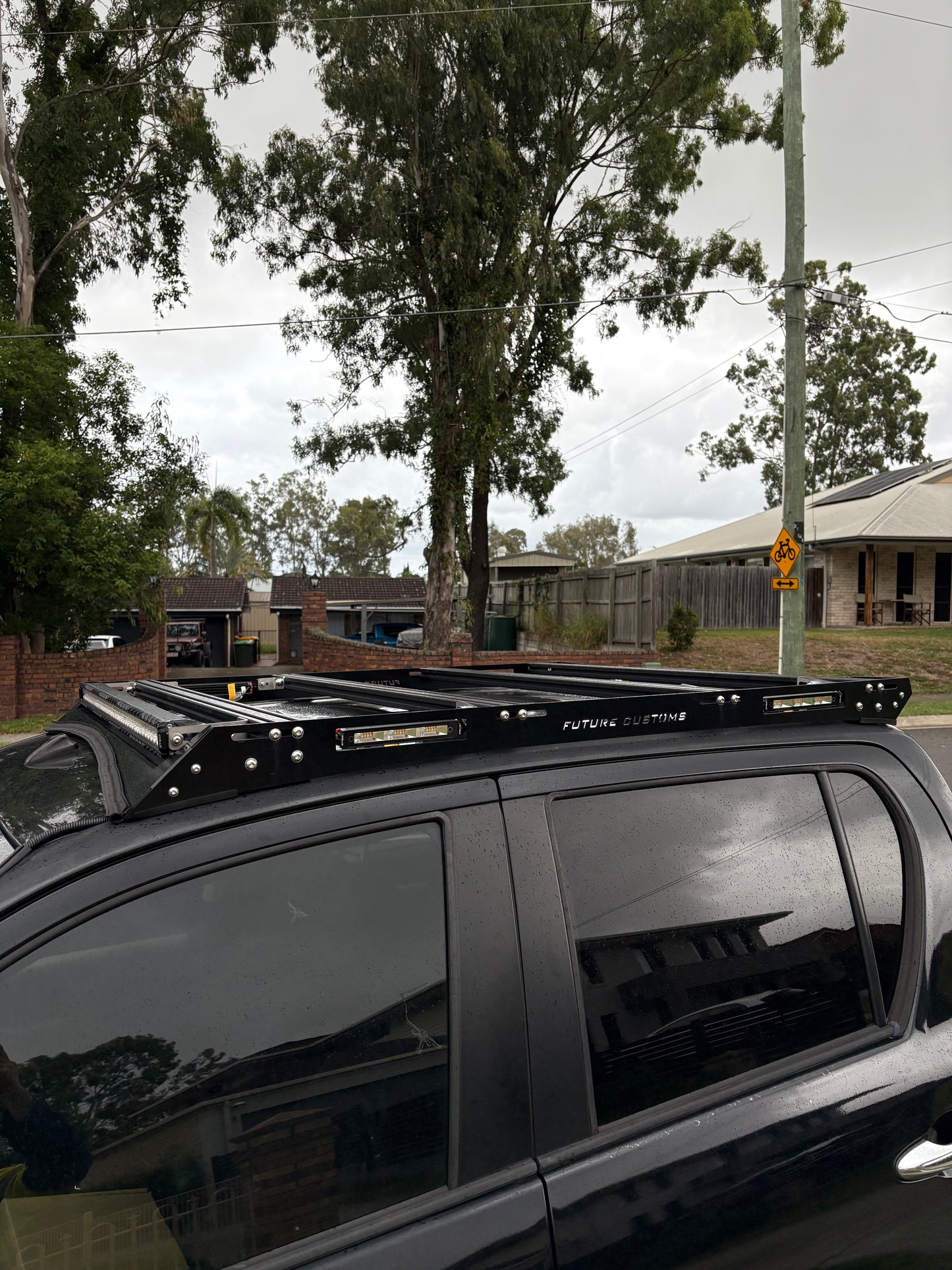 N80 Hilux Seamless roofrack - WHIP AERIAL - (2015-2021) - FREE SHIPPING