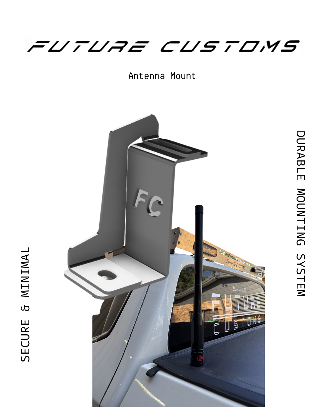 Universal UHF/Antenna mount