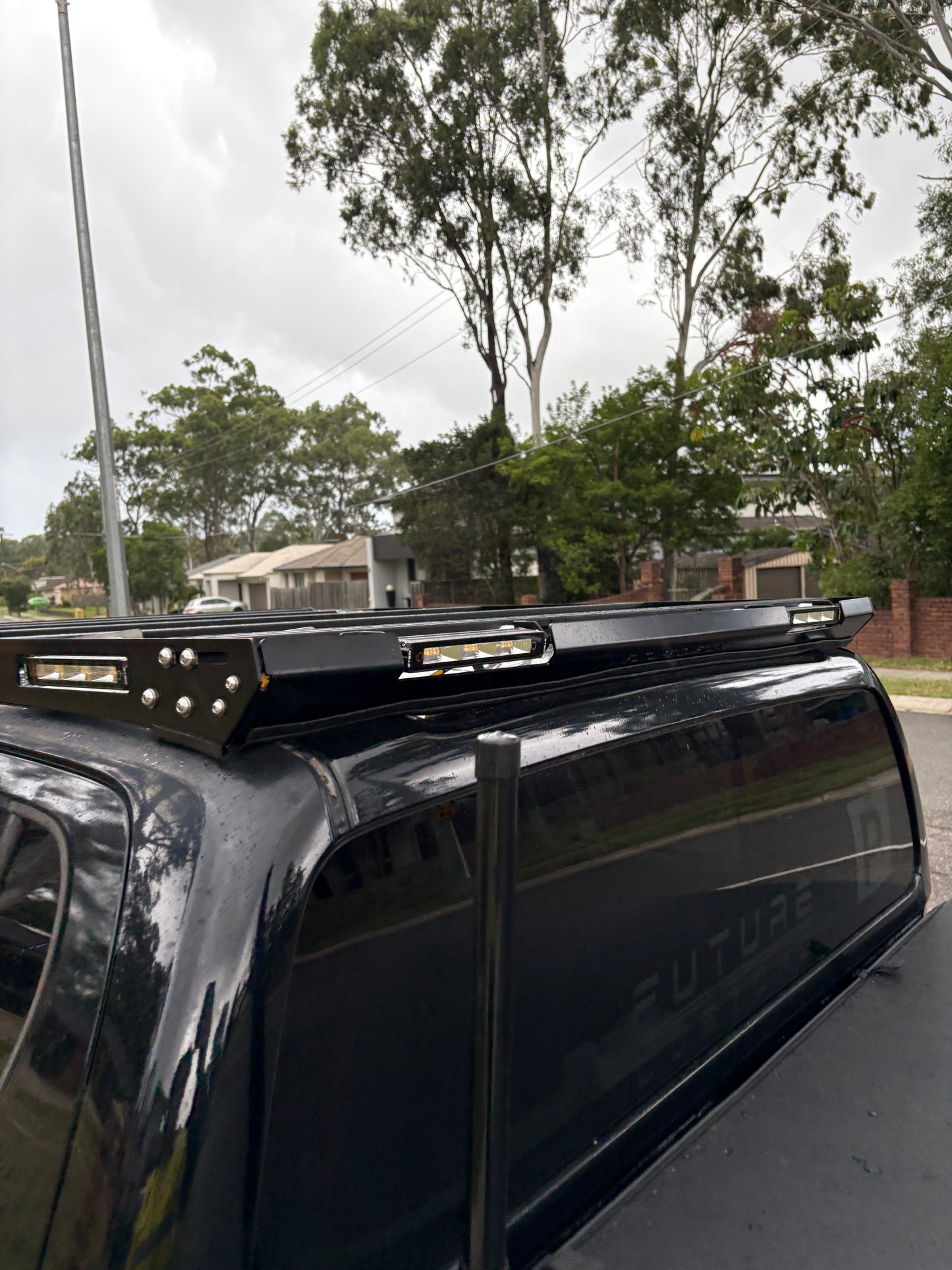 N80 Hilux Seamless roofrack - WHIP AERIAL - (2015-2021) - FREE SHIPPING