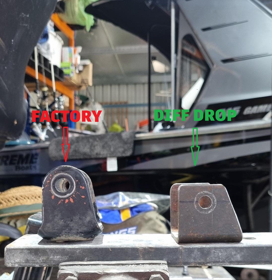 Future Customs Diff drop Bracket - Ml,MN,MQ,MR - Triton