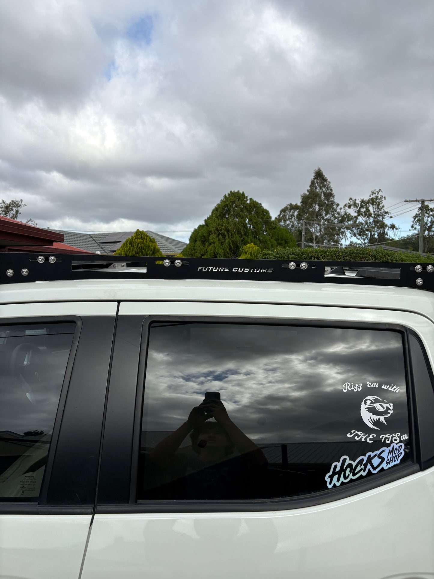 NP300 D23 Seamless roofrack STANDARD wind deflector (2015 - 2024) - FREE SHIPPING