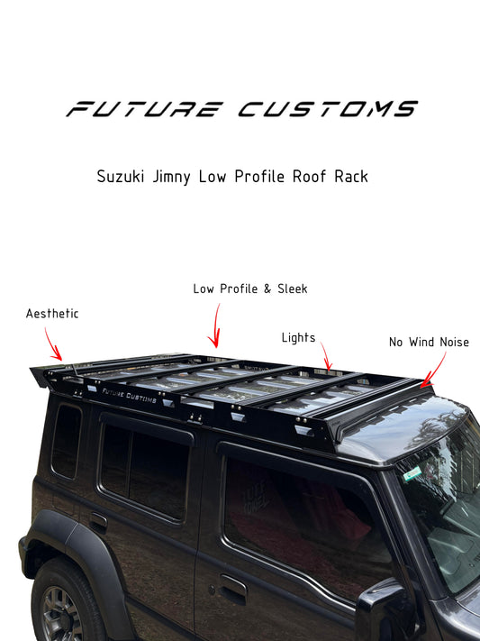 Jimny 5-Door Seamless roofrack - (2023-Current) - FREE SHIPPING